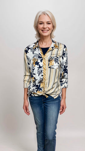 Multi Print Woven Shirt