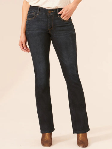 Democracy Indigo Itty Bitty Bootcut Jean - Petite