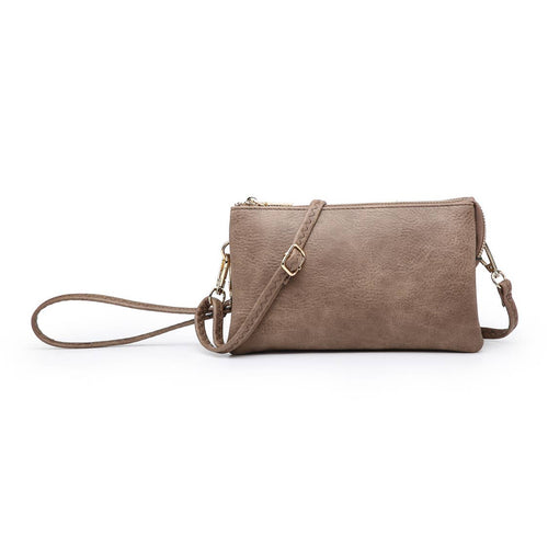 Riley Clay 3 Compartment Crossbody/Wristlet